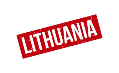 Litvanya Kauçuk Mühür Vektörü