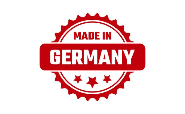 Made Németország Gumibélyegző — Stock Vector