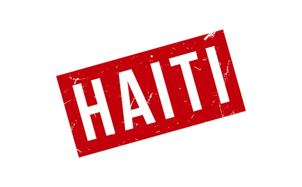 Αϊτή Καουτσούκ Σφραγίδα Διάνυσμα Σφραγίδα — Διανυσματικό Αρχείο