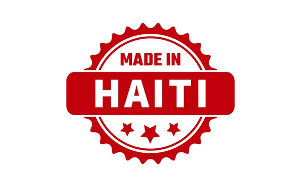Vyrobeno Haiti Razítko — Stockový vektor