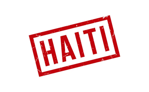 Haiti Gumibélyegző Vektor — Stock Vector