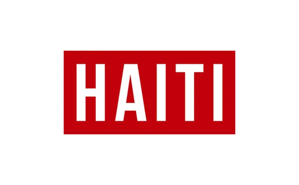 Αϊτή Καουτσούκ Σφραγίδα Διάνυσμα Σφραγίδα — Διανυσματικό Αρχείο