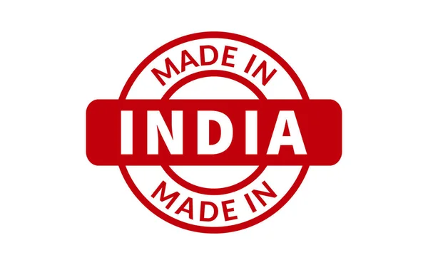 Резиновая Марка Производства Индии — стоковый вектор