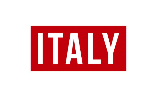 Sigillo Gomma Vettoriale Italia — Vettoriale Stock