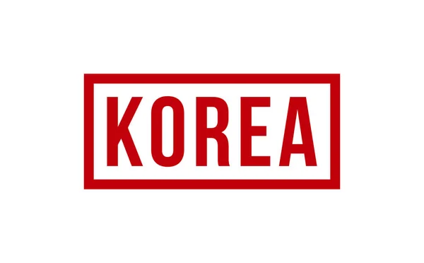 Korea Rubber Stempel Seal Vector — Stockvektor