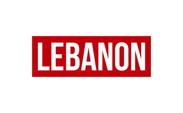 Libanoni Gumibélyegző Vektor — Stock Vector