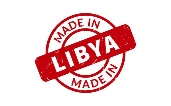 Made Libya Rubber Stamp — Stock Vector
