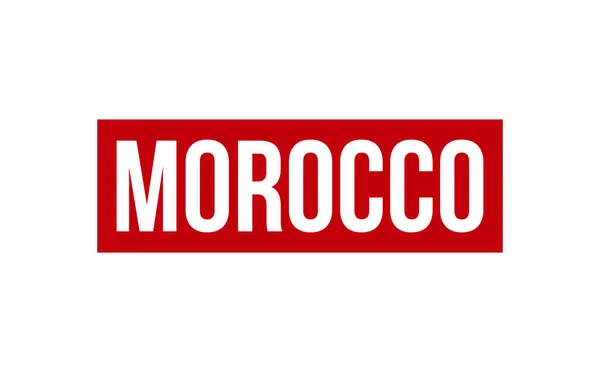 Vetor Selo Borracha Marrocos —  Vetores de Stock