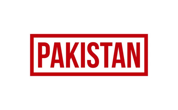 Pakistan Rubber Stempel Seal Vector — Stockvektor