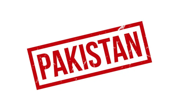 巴基斯坦橡皮图章印章矢量 — 图库矢量图片