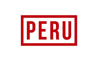 Peru Lastik Mühür Vektörü