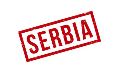 Sırbistan Kauçuk Mühür Vektörü