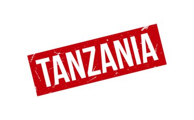 Tanzanya Kauçuk Mühür Vektörü