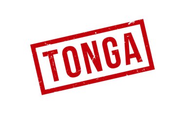 Tonga Lastik Damga Mühür Vektörü