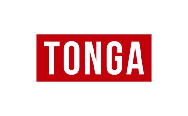 Tonga Lastik Damga Mühür Vektörü