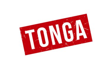 Tonga Lastik Damga Mühür Vektörü