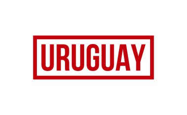 Uruguay Lastik Damga Mühür Vektörü