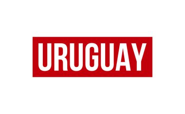 Uruguay Lastik Damga Mühür Vektörü
