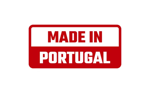 Made Portugal Rubber Stamp — Stock Vector