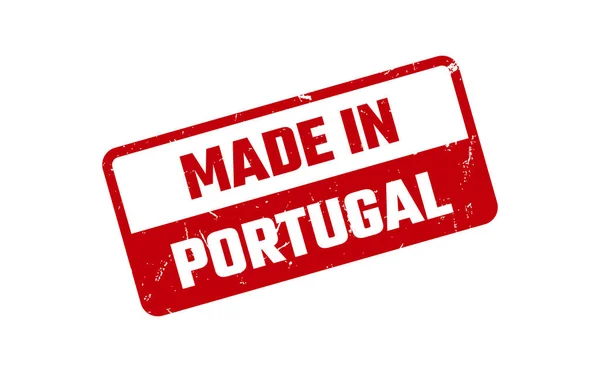 Timbro Gomma Made Portugal — Vettoriale Stock