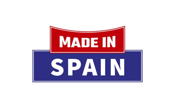 Made Spain Seal Vector — Stock Vector