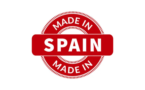 Made Spain Rubber Stamp — Stock Vector