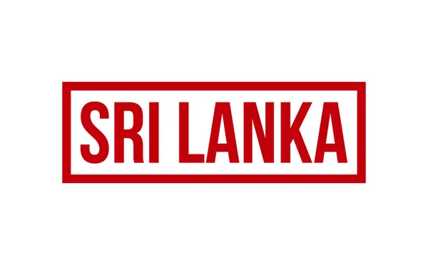 Sri Lanka Vetor Selo Borracha — Vetor de Stock