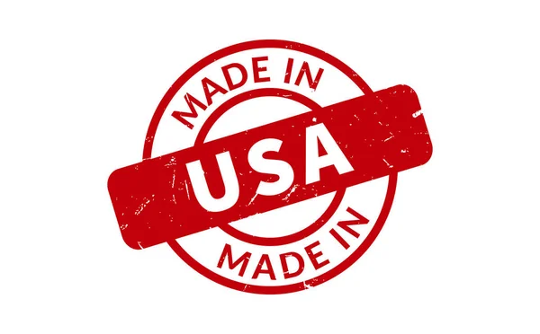 Made Usa Rubber Stamp — Stock Vector