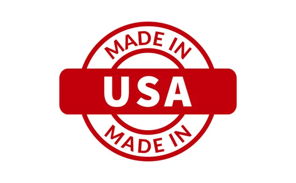 Made Usa Gumibélyegző — Stock Vector