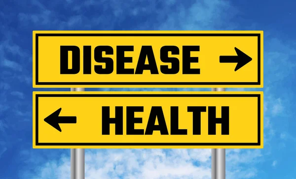 구름낀 질병이나 건강에 표지판 — 스톡 사진