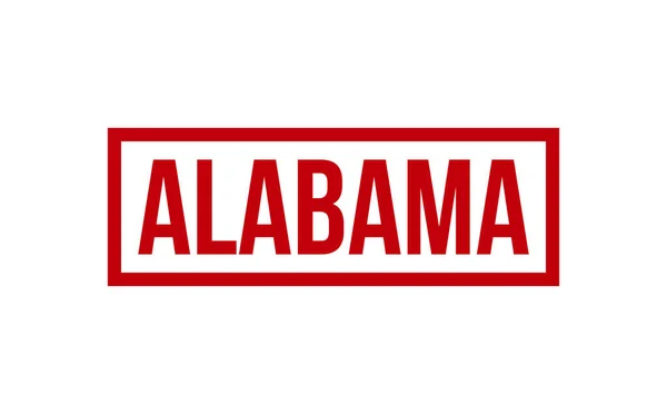 Alabama Gummistämpel Tätningsvektor — Stock vektor