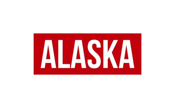 Alaska Caoutchouc Timbre Seal Vecteur — Image vectorielle