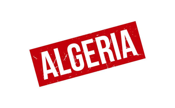 Αλγερία Καουτσούκ Σφραγίδα Διάνυσμα Σφραγίδα — Διανυσματικό Αρχείο