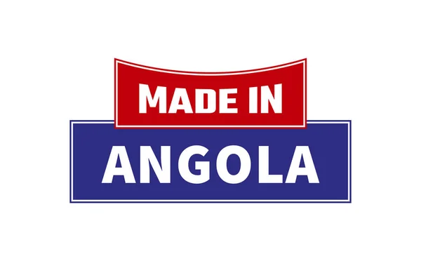 Сделано Анголе — стоковый вектор