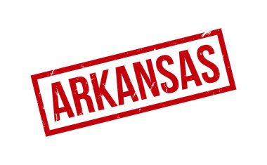 Arkansas Lastik Damga Mührü Vektörü