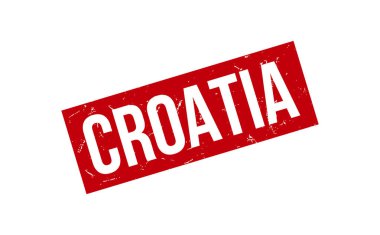 Hırvatistan Kauçuk Mühür Vektörü