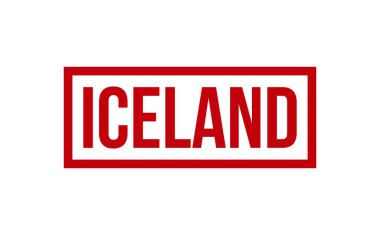 İzlanda Kauçuk Mühür Vektörü