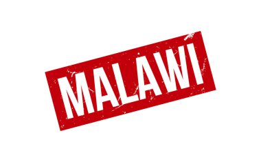 Malawi Lastik Damga Mühür Vektörü
