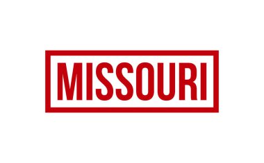 Missouri Lastik Damga Mührü Vektörü