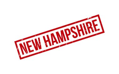 New Hampshire Lastik Damga Mührü Vektörü