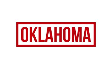 Oklahoma Lastik Mühür Vektörü