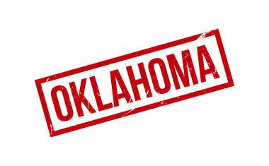 Oklahoma Lastik Mühür Vektörü