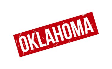 Oklahoma Lastik Mühür Vektörü