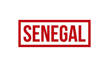 Senegal Kauçuk Mühür Vektörü