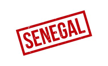 Senegal Kauçuk Mühür Vektörü