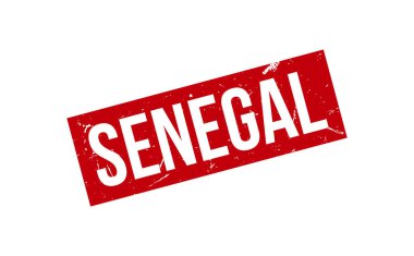 Senegal Kauçuk Mühür Vektörü