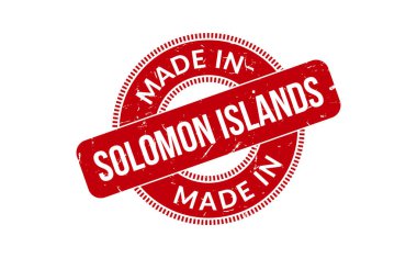 Solomon Adaları kauçuk damga sı yapılmıştır