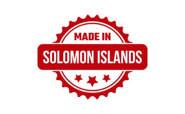 Solomon Adaları kauçuk damga sı yapılmıştır