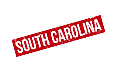 Güney Carolina Kauçuk Mühür Vektörü