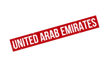 Birleşik Arap Emirlikleri Kauçuk Mühür Vektörü